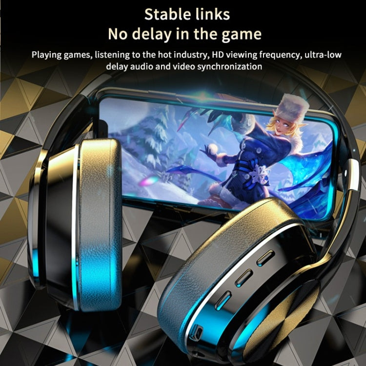 VJ320 Bluetooth 5.0 Head-mounted Foldable Wireless Headphones Support TF Card with Mic(Red) - Headset & Headphone by PMC TechLife | Online Shopping South Africa | PMC TechLife