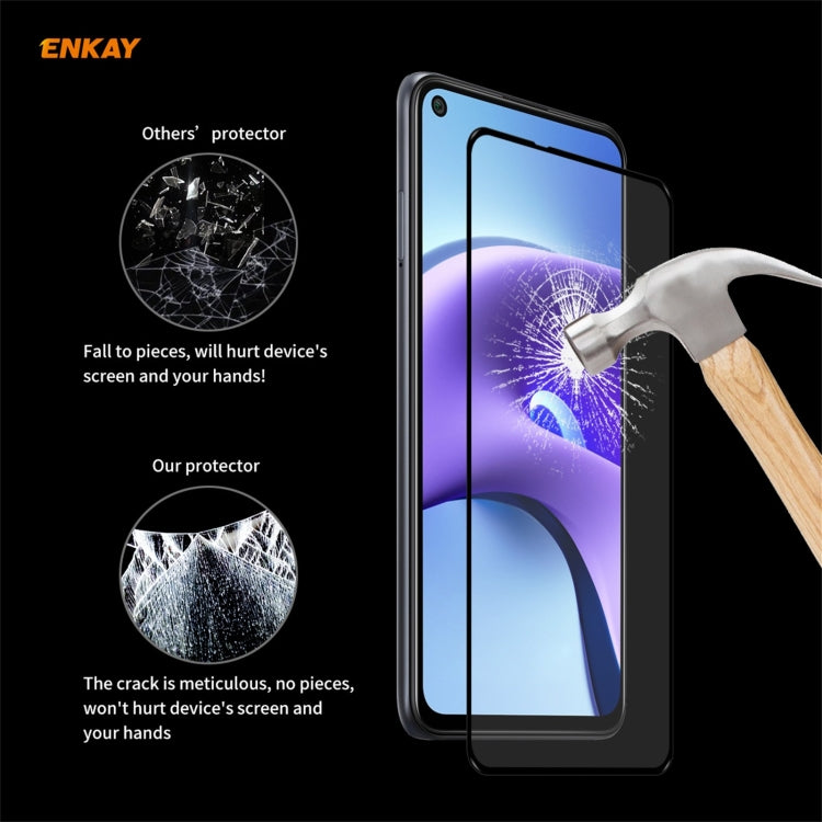 For Xiaomi Redmi Note 9T 10 PCS ENKAY Hat-Prince Full Glue 0.26mm 9H 2.5D Tempered Glass Full Coverage Film -  by ENKAY | Online Shopping South Africa | PMC Jewellery