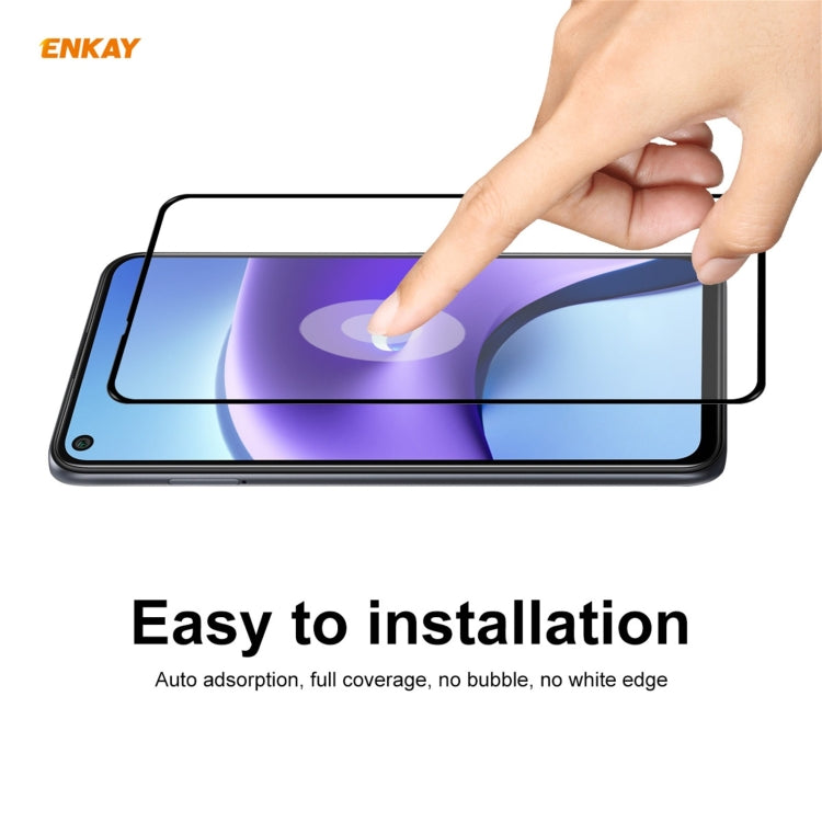 For Xiaomi Redmi Note 9T 10 PCS ENKAY Hat-Prince Full Glue 0.26mm 9H 2.5D Tempered Glass Full Coverage Film -  by ENKAY | Online Shopping South Africa | PMC Jewellery