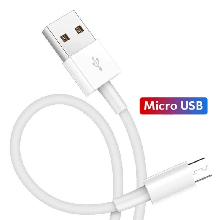 YSY-312PD QC3.0 18W USB + PD 20W USB-C / Type-C Car Charger with USB to Micro USB Data Cable(White) - Car Charger by PMC Jewellery | Online Shopping South Africa | PMC Jewellery