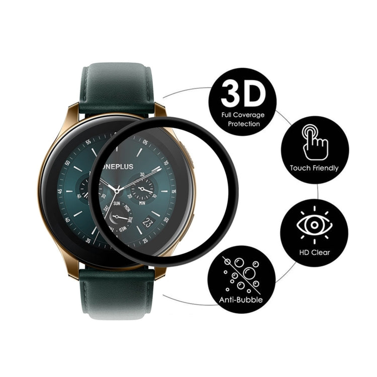 5pcs For OnePlus Watch ENKAY Hat-Prince 3D Full Screen Soft PC Edge + PMMA HD Screen Protector Film - free shipping - PMC TechLife - Order now!