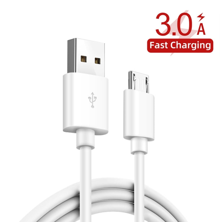 TE-092 36W Dual QC3.0 USB Fast Car Charger + USB to Micro USB Data Cable Set(Black) - Car Charger by PMC TechLife | Online Shopping South Africa | PMC TechLife