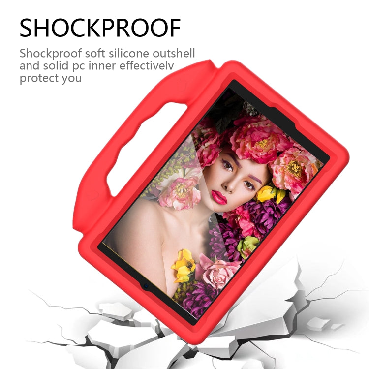 For Samsung Galaxy Tab A7 Lite T220 / T225 Thumb Bracket EVA Shockproof Tablet Case(Red) - free shipping - PMC TechLife - Order now!