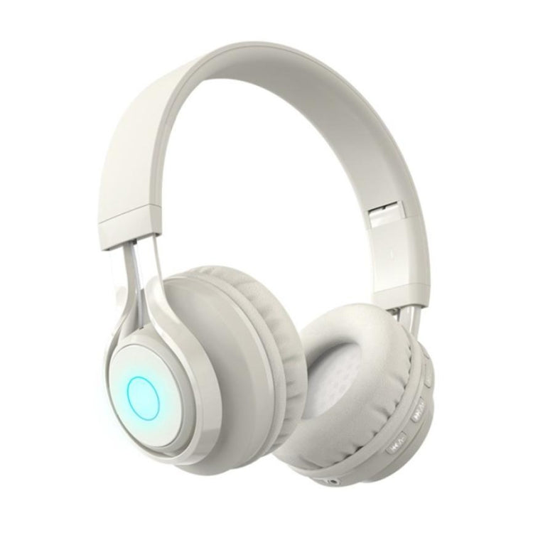 BT06C Cute Wireless Bluetooth 5.0 Headset for Children with Microphone LED Light Suppport Aux-in(Apricot) - Headset & Headphone by PMC TechLife | Online Shopping South Africa | PMC TechLife