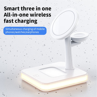 WX-991 Magnetic 4 in 1 Wireless Charger for iPhone / iWatch / AirPods or other Smart Phones(White) -  by PMC Jewellery | Online Shopping South Africa | PMC Jewellery