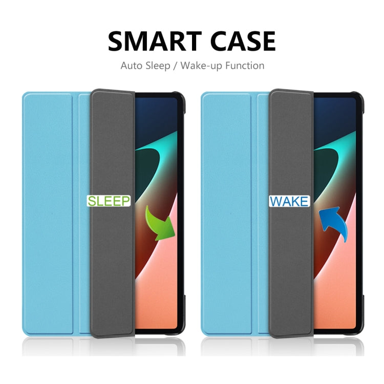 For Xiaomi Mi Pad 5 / 5 Pro ENKAY Custer Texture Horizontal Flip PU+PC Leather Case with Three-folding Holder & Sleep / Wake-up Function(Black) - free shipping - PMC TechLife - Order now!
