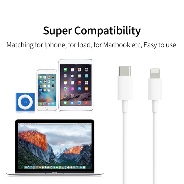1.5m PD20W USB-C / Type-C to 8 Pin PD Fast Charging Sync Data Cable for iPhone 13 / 12 Series - Normal Style Cable by PMC TechLife | Online Shopping South Africa | PMC TechLife