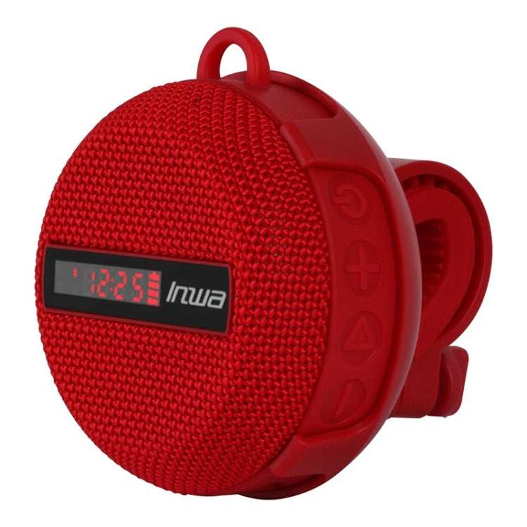 BT368 LED Digital Display Outdoor Portable IPX65 Waterproof Bluetooth Speaker(Red) - Waterproof Speaker by PMC Jewellery | Online Shopping South Africa | PMC Jewellery