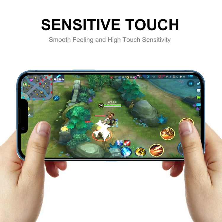 For iPhone 13 / 13 Pro 5pcs ENKAY Hat-Prince Full Glue Tempered Glass 6D Full Coverage Anti-scratch Protector - iPhone 13 Pro Tempered Glass by ENKAY | Online Shopping South Africa | PMC TechLife | Buy Now Pay Later Mobicred