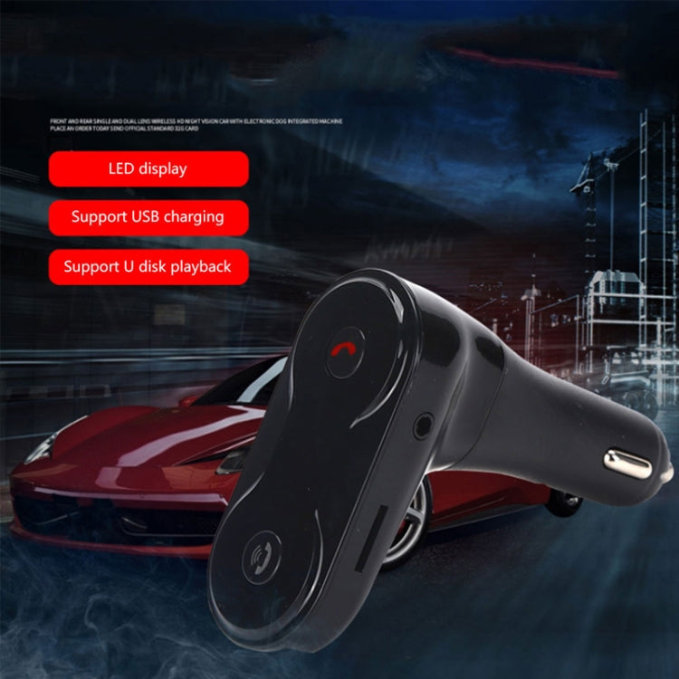 C8 Car Wireless FM Transmitter Modulator Bluetooth  Charger Kit AUX Hands Free Mini MP3 Music Player - Bluetooth Car Kits by PMC TechLife | Online Shopping South Africa | PMC TechLife