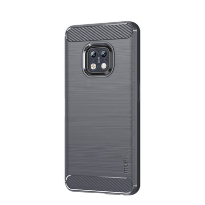 For Nokia XR20 MOFI Gentleness Series Brushed Texture Carbon Fiber Soft TPU Case(Gray) - Nokia Cases by MOFI | Online Shopping South Africa | PMC Jewellery | Buy Now Pay Later Mobicred