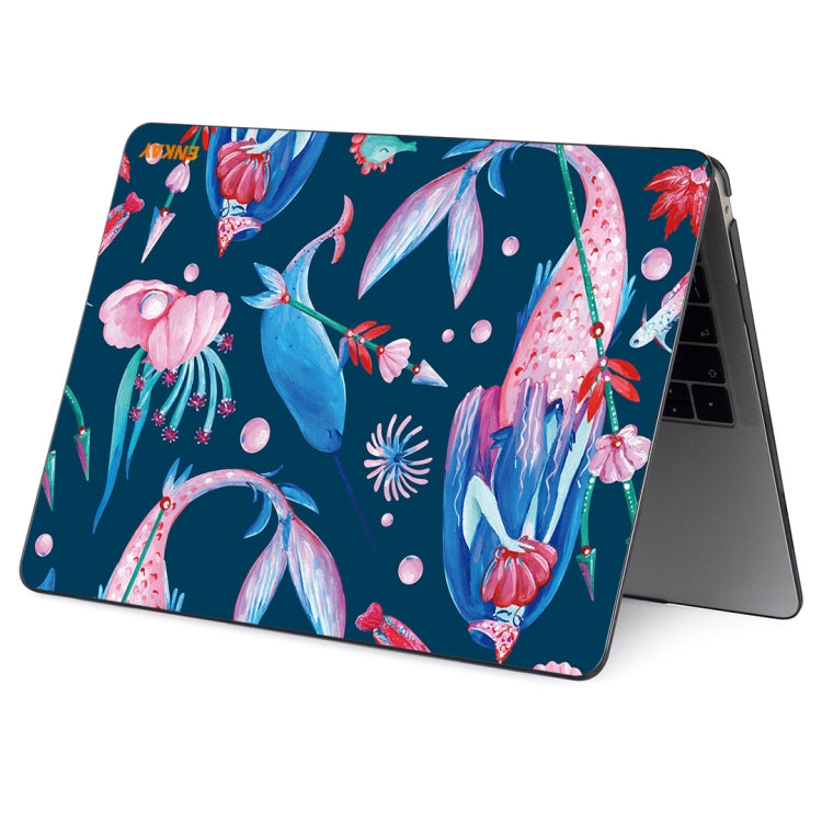 ENKAY Hat-Prince Natural Series Laotop Protective Crystal Case for MacBook Pro 13.3 inch A1706 / A1708 / A1989 / A2159(Mermaid) - MacBook Pro Cases by ENKAY | Online Shopping South Africa | PMC Jewellery