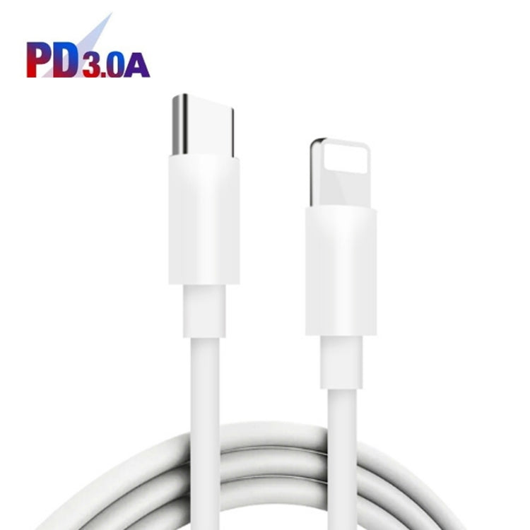 PD03 20W PD3.0 + QC3.0 USB Charger with Type-C to 8 Pin Data Cable, US Plug(Black) - USB Charger by PMC TechLife | Online Shopping South Africa | PMC TechLife | Buy Now Pay Later Mobicred