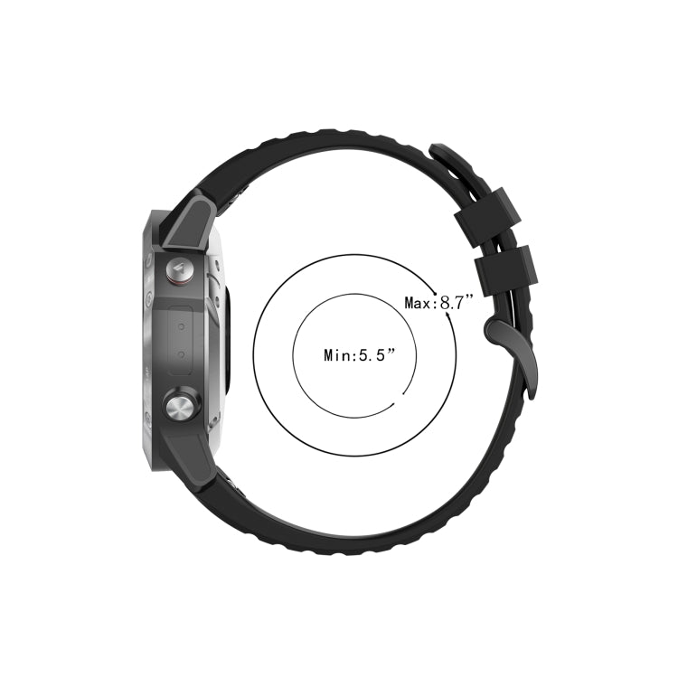 Compatible with Garmin Approach s60 Silicone Watch Band(Blue) - Watch Bands by PMC TechLife | Online Shopping South Africa | PMC TechLife | Buy Now Pay Later Mobicred
