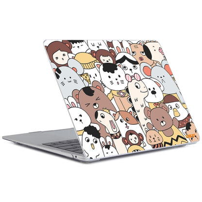 For MacBook Air 13.3 inch A1932 / A2179 / A2337 ENKAY Animal Series Pattern Laotop Protective Crystal Case(Animals No.1) - MacBook Air Cases by ENKAY | Online Shopping South Africa | PMC Jewellery