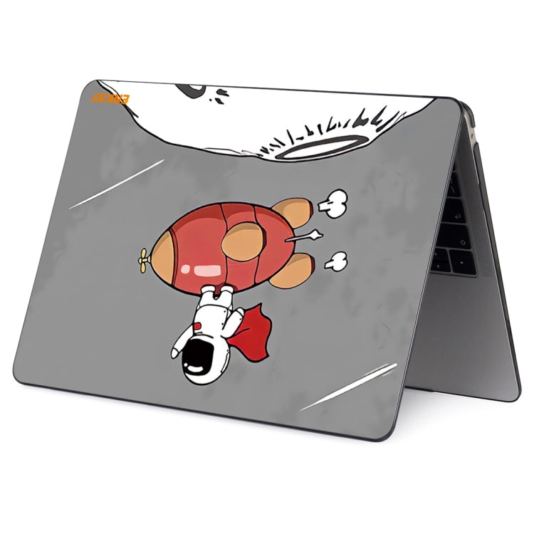 ENKAY Star Series Pattern Laotop Protective Crystal Case For MacBook Pro 15.4 inch A1707 / A1990(Rocket Astronaut) - MacBook Pro Cases by ENKAY | Online Shopping South Africa | PMC Jewellery