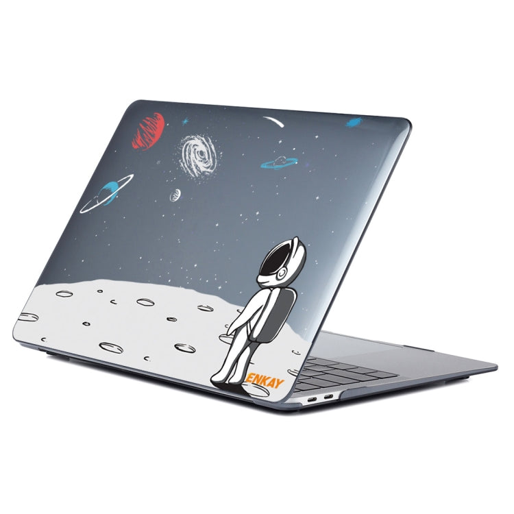 ENKAY Star Series Pattern Laotop Protective Crystal Case For MacBook Pro 16 inch A2141(Backpack Astronaut) - MacBook Pro Cases by ENKAY | Online Shopping South Africa | PMC Jewellery