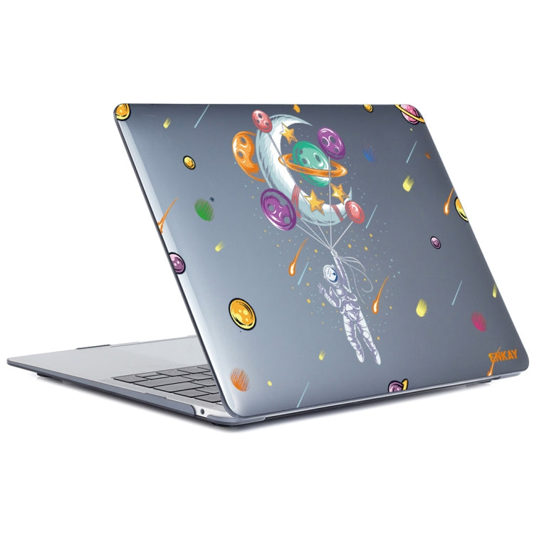 ENKAY Star Series Pattern Laotop Protective Crystal Case For MacBook Pro 16 inch A2141(Balloon Astronaut) - MacBook Pro Cases by ENKAY | Online Shopping South Africa | PMC Jewellery