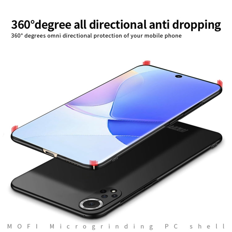 For Huawei Nova 9 MOFI Frosted PC Ultra-thin Hard Phone Case(Blue) - Huawei Cases by MOFI | Online Shopping South Africa | PMC TechLife | Buy Now Pay Later Mobicred