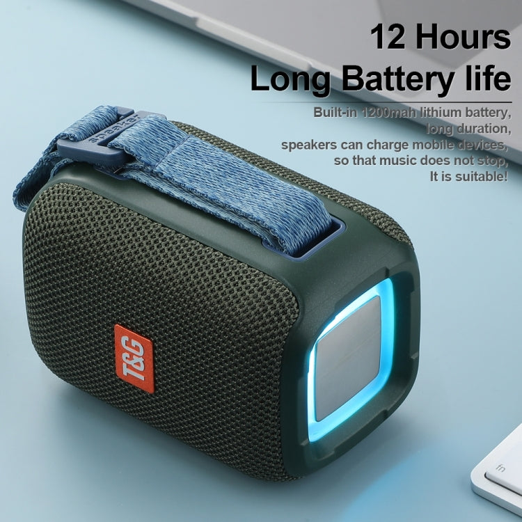 T&G TG339 RGB Light 5W Waterproof Portable Bluetooth Speaker(Black) - Desktop Speaker by T&G | Online Shopping South Africa | PMC Jewellery