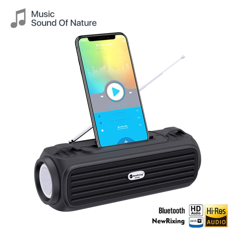 NewRixing NR903F TWS Portable Outdoor Bluetooth Speaker Support TF Card / FM(Red) - Desktop Speaker by NewRixing | Online Shopping South Africa | PMC Jewellery | Buy Now Pay Later Mobicred