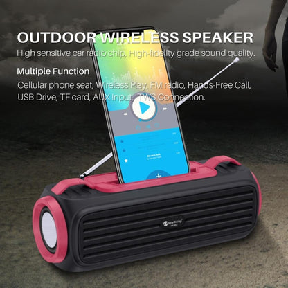 NewRixing NR903F TWS Portable Outdoor Bluetooth Speaker Support TF Card / FM(Black) - Desktop Speaker by New Rixing | Online Shopping South Africa | PMC Jewellery