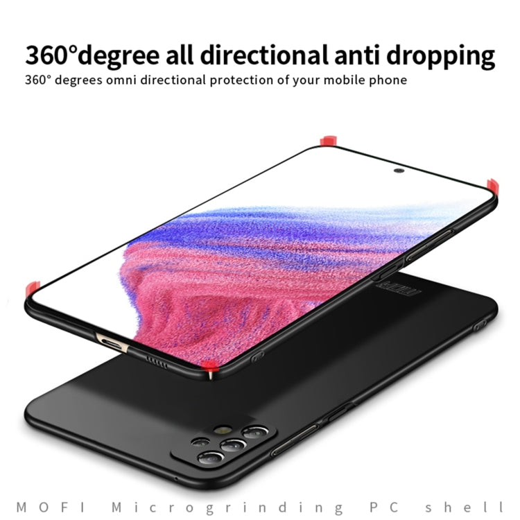 For Samsung Galaxy A53 5G MOFI Frosted PC Ultra-thin Hard Phone Case(Blue) - free shipping - PMC TechLife - Order now!