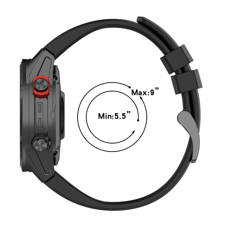 Compatible with Garmin EPIX Gen2 22mm Silicone Solid Color Watch Band(Dark Green) - Watch Bands by PMC TechLife | Online Shopping South Africa | PMC TechLife | Buy Now Pay Later Mobicred