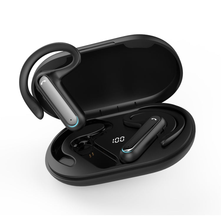 FW5 Non-in-Ear BT5.2 Wireless Sport Bone Conduction TWS Earphones Support Voice Assistant(Black) - Sport Earphone by PMC Jewellery | Online Shopping South Africa | PMC Jewellery
