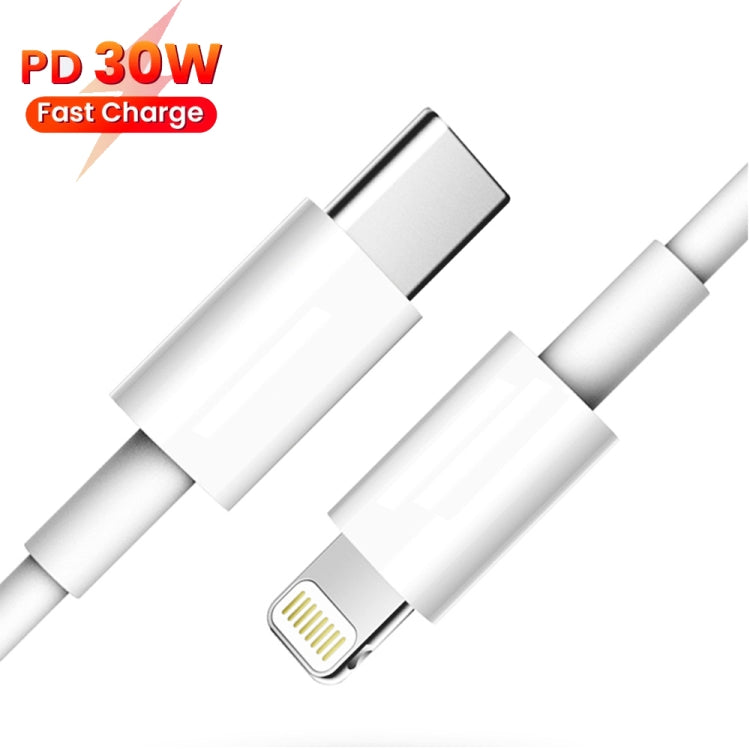 1.5m PD30W USB-C / Type-C to 8 Pin Fast Charging Data Cable for iPhone Series - Normal Style Cable by PMC TechLife | Online Shopping South Africa | PMC TechLife