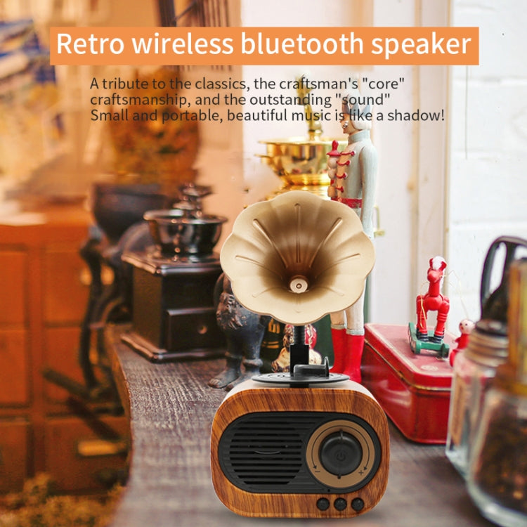 B5 Retro Phonograph Design Portable Wireless Stereo Speaker - Desktop Speaker by PMC TechLife | Online Shopping South Africa | PMC TechLife