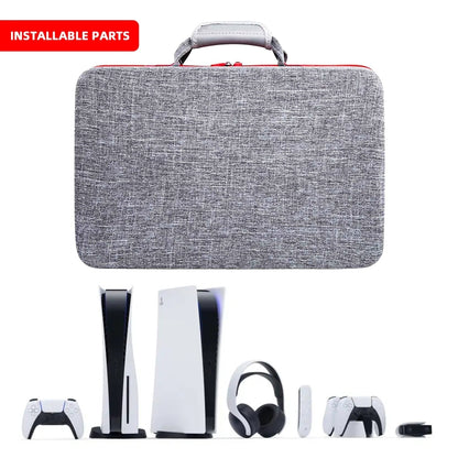 JD-371556 Console Accessory Bag Storage Bag for Sony PS5(Gray) - Bags by PMC Jewellery | Online Shopping South Africa | PMC Jewellery