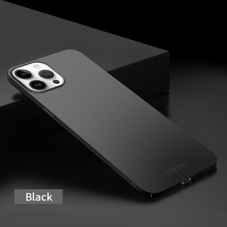 For iPhone 14 Pro MOFI Frosted PC Ultra-thin Hard Case (Black) - iPhone 14 Pro Cases by MOFI | Online Shopping South Africa | PMC TechLife