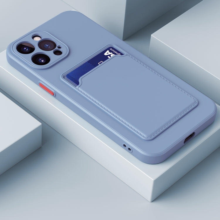 For iPhone 14 Skin Feel Card Color Button TPU Case (Grey) - free shipping - PMC TechLife - Order now!