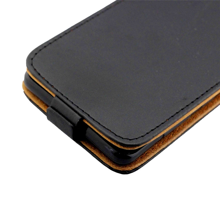 For iPhone 14 Vertical Flip Leather Phone Case with Card Slot(Black) - iPhone 14 Cases by PMC TechLife | Online Shopping South Africa | PMC TechLife