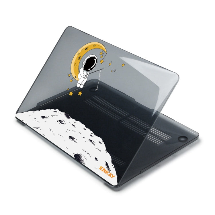 For MacBook Pro 13.3 A1706/A1989/A2159 ENKAY Hat-Prince 3 in 1 Spaceman Pattern Laotop Protective Crystal Case with TPU Keyboard Film / Anti-dust Plugs, Version:EU(Spaceman No.3) - MacBook Pro Cases by ENKAY | Online Shopping South Africa | PMC Jewellery