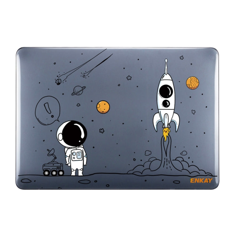 For MacBook Air 13.3 2020 A2179/A2337/A2779 2023 ENKAY Hat-Prince 3 in 1 Spaceman Pattern Laotop Protective Crystal Case with TPU Keyboard Film / Anti-dust Plugs, Version:US(Spaceman No.1) - MacBook Air Cases by ENKAY | Online Shopping South Africa | PMC Jewellery