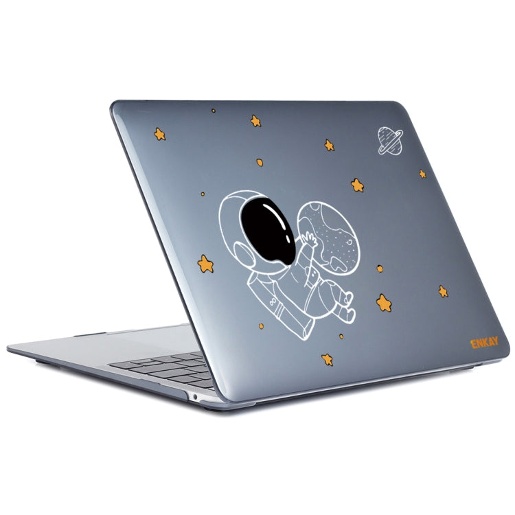 For MacBook Air 13.3 2020 A2179/A2337/A2779 2023 ENKAY Hat-Prince 3 in 1 Spaceman Pattern Laotop Protective Crystal Case with TPU Keyboard Film / Anti-dust Plugs, Version:US(Spaceman No.5) - MacBook Air Cases by ENKAY | Online Shopping South Africa | PMC Jewellery