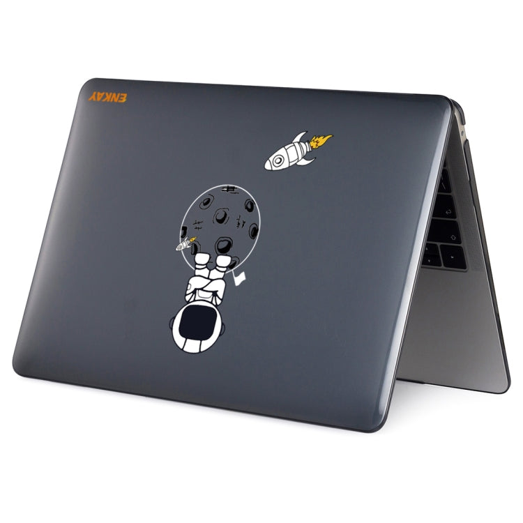 For MacBook Pro 15.4 A1707/A1990 ENKAY Hat-Prince 3 in 1 Spaceman Pattern Laotop Protective Crystal Case with TPU Keyboard Film / Anti-dust Plugs, Version:EU(Spaceman No.4) - free shipping - PMC TechLife - Order now!