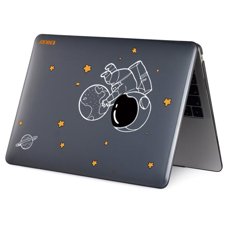 For MacBook Pro 15.4 A1707/A1990 ENKAY Hat-Prince 3 in 1 Spaceman Pattern Laotop Protective Crystal Case with TPU Keyboard Film / Anti-dust Plugs, Version:EU(Spaceman No.5) - free shipping - PMC TechLife - Order now!