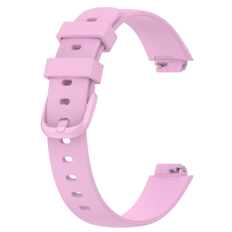 For Fitbit Inspire 3 Solid Color Silicone Watch Band, Size:L(Purple) - free shipping - PMC TechLife - Order now!