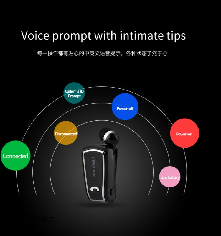 Fineblue F-V3 Bluetooth 4.1 Wireless Stereo Bluetooth In-Ear Earphone Mini Headset Gold - free shipping - PMC TechLife - Order now!