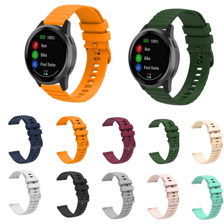 For Honor Magic Watch 2 46mm 22mm Wavy Dot Pattern Solid Color Silicone Watch Band(Wine Red) - free shipping - PMC TechLife - Order now!