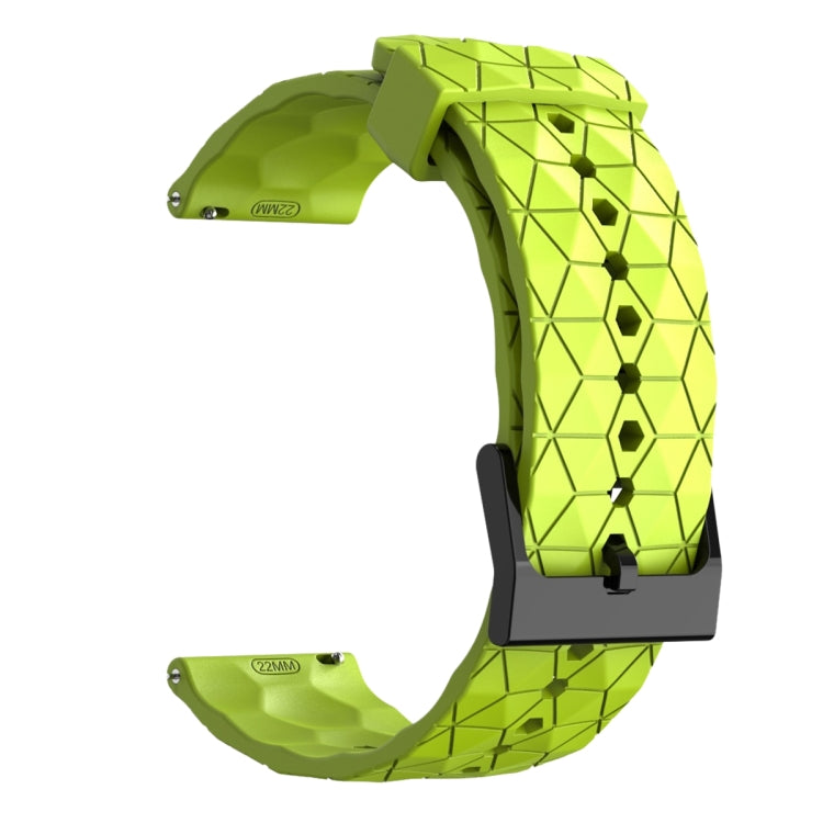 For Amazfit GTS 2 Mini 20mm Football Pattern Solid Color Silicone Watch Band(Lime Green) - free shipping - PMC TechLife - Order now!
