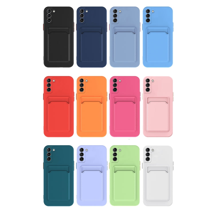 For Samsung Galaxy A14 5G Skin Feel Card TPU Contrast Color Button Phone Case(White) - Galaxy Phone Cases by PMC Jewellery | Online Shopping South Africa | PMC Jewellery