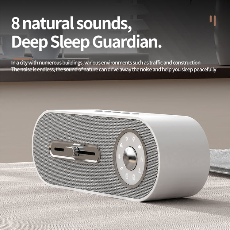 JY-78 Bluetooth Speaker with Sleep White Noise Support Memory Card U-disk(white) - Desktop Speaker by PMC TechLife | Online Shopping South Africa | PMC TechLife