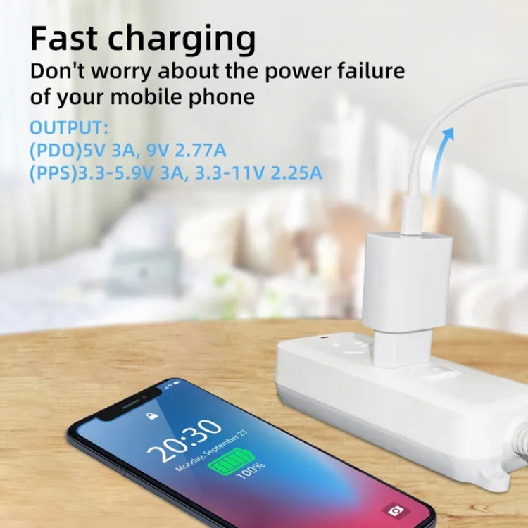 TA800 PD / PPS 25W Type-C Port Charger for Samsung, US Plug(White) - USB Charger by PMC Jewellery | Online Shopping South Africa | PMC Jewellery