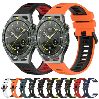 For Honor Watch Dream 22mm Sports Two-Color Silicone Watch Band(Red+Black) - Smart Wear by PMC Jewellery | Online Shopping South Africa | PMC Jewellery