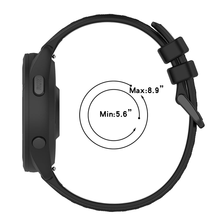 For Xiaomi MI Watch Color 2 22mm Sports Two-Color Silicone Watch Band(Black+Grey) - Smart Wear by PMC Jewellery | Online Shopping South Africa | PMC Jewellery