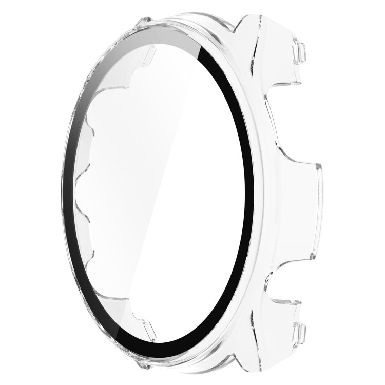For Garmin Forerunner 965 PC + Toughened Film Integrated Watch Protective Case(Transparent) - Smart Wear by PMC TechLife | Online Shopping South Africa | PMC TechLife